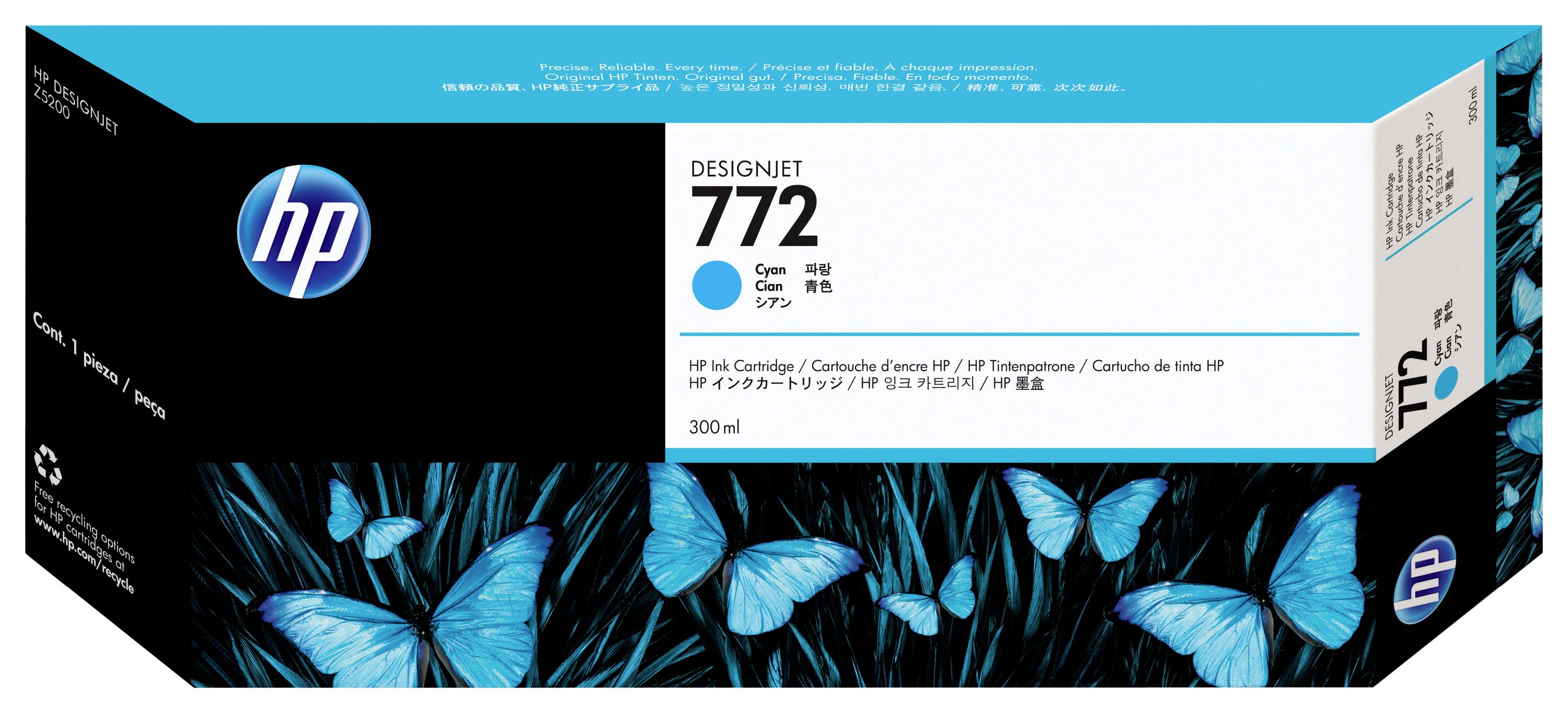 HP Druckerpatrone 772 Original Cyan CN636A