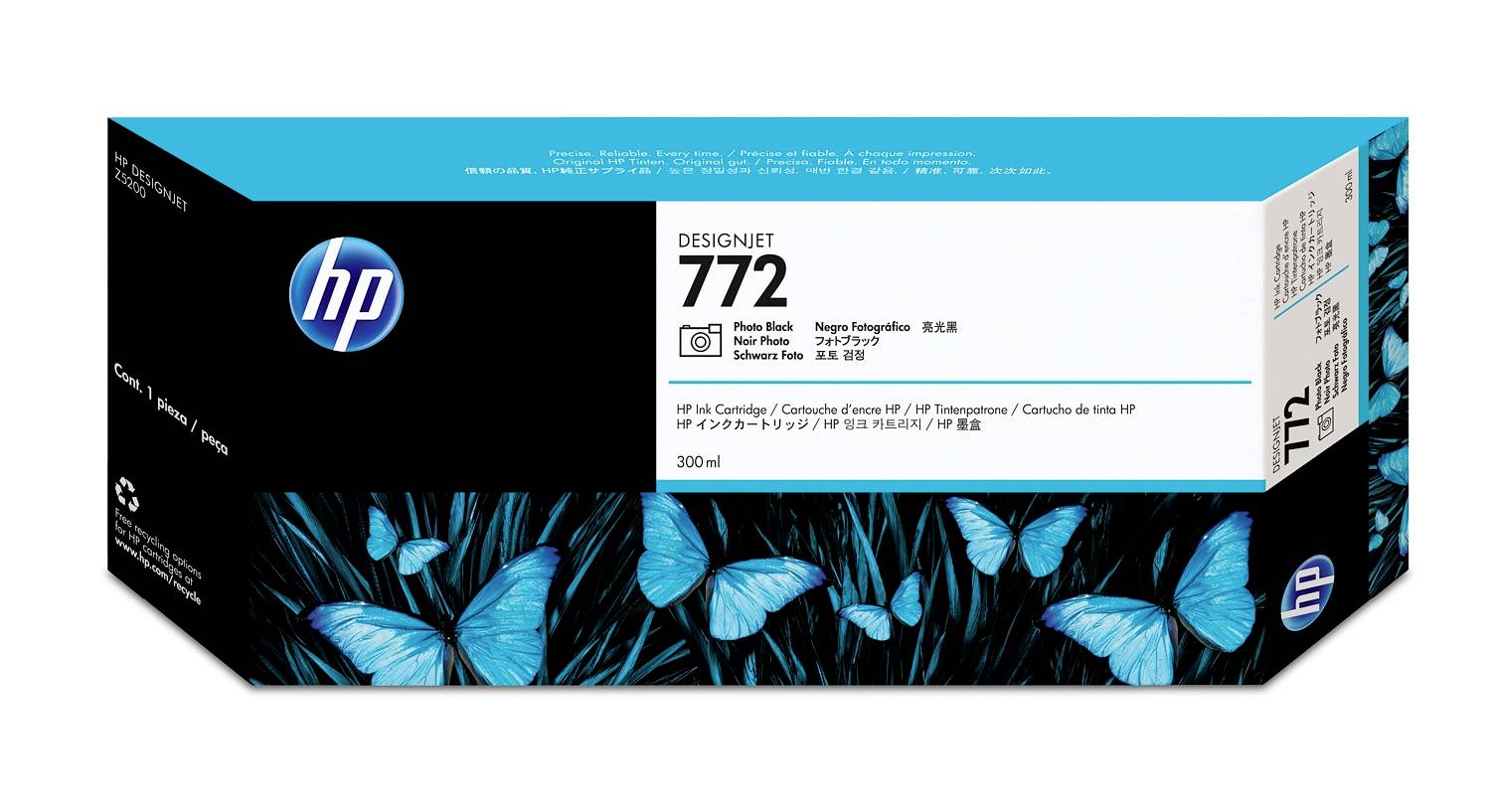 HP Druckerpatrone 772 Original Schwarz CN633A