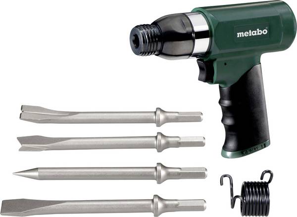 Metabo DMH 30 Set Druckluft-Meißelhammer  1/4" (6.3 mm) 6.2 bar inkl. Koffer