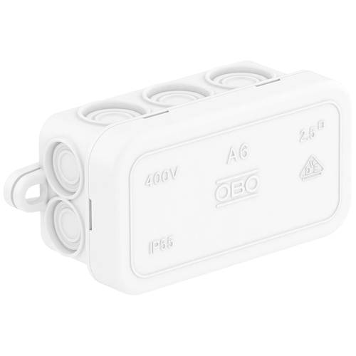 OBO Bettermann 2000005 Abzweigkasten (L x B x H) 80 x 43 x 34 mm Reinweiß (RAL 9010) IP55 1 St.