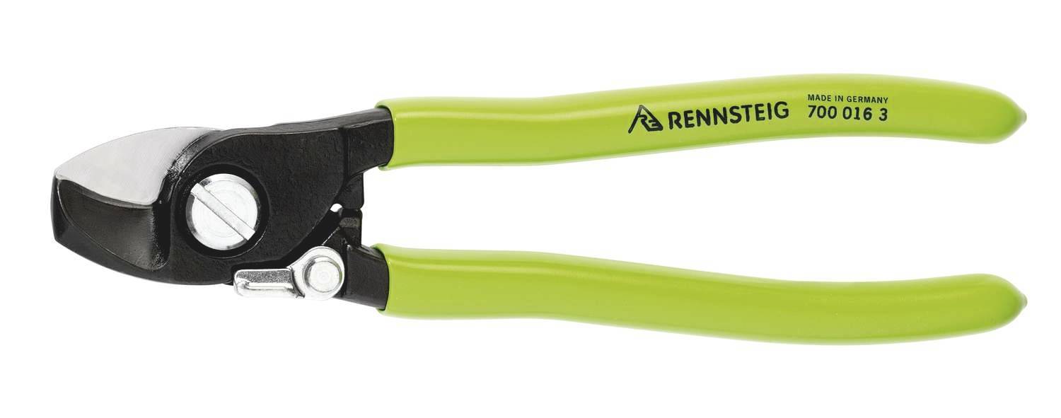 Rennsteig Werkzeuge D15 700 016 3 Kabelschere Geeignet für (Abisoliertechnik) Alu- und Kupferkabel, ein- und mehrdrähtig...