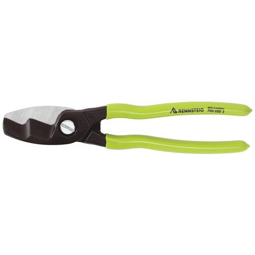 Rennsteig Werkzeuge D20 700 020 3 Kabelschere Geeignet für (Abisoliertechnik) Alu- und Kupferkabel, ein- und mehrdrähtig...