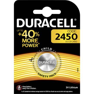 Duracell Knopfzelle CR 2450 3 V 1 St. 486 mAh Lithium CR 2450