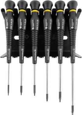 BERNSTEIN Tools for Electronics Bernstein Werkzeugfabrik ESD Schraubendreher-Set 6teilig Innen-TORX