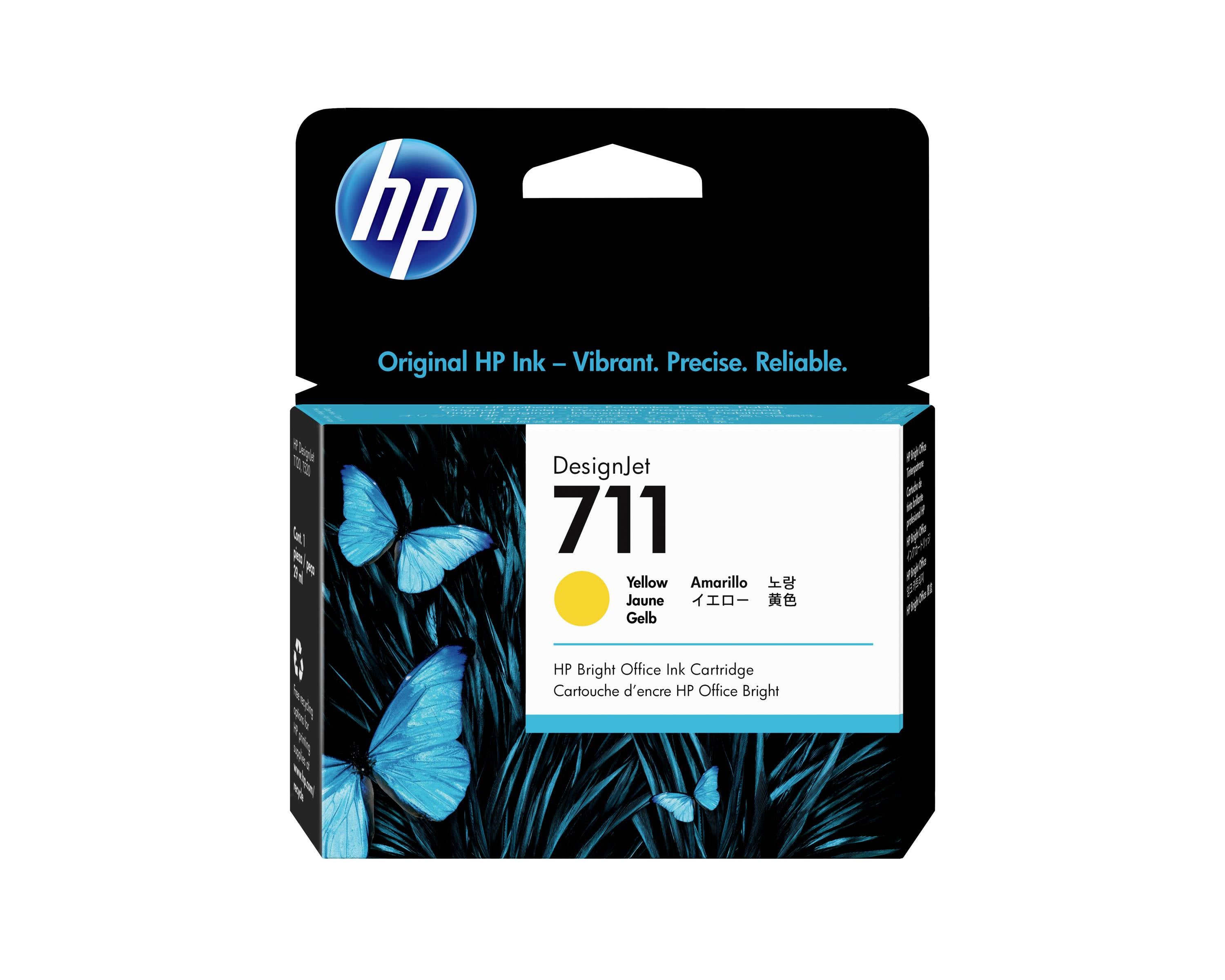 HP Druckerpatrone 711 Original Gelb CZ132A