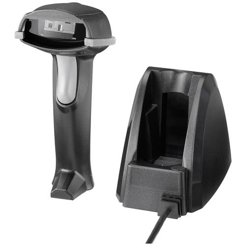 Renkforce LS6300BU USB-Kit Barcode-Scanner Bluetooth® 1D Laser Schwarz Hand-Scanner Bluetooth®, USB