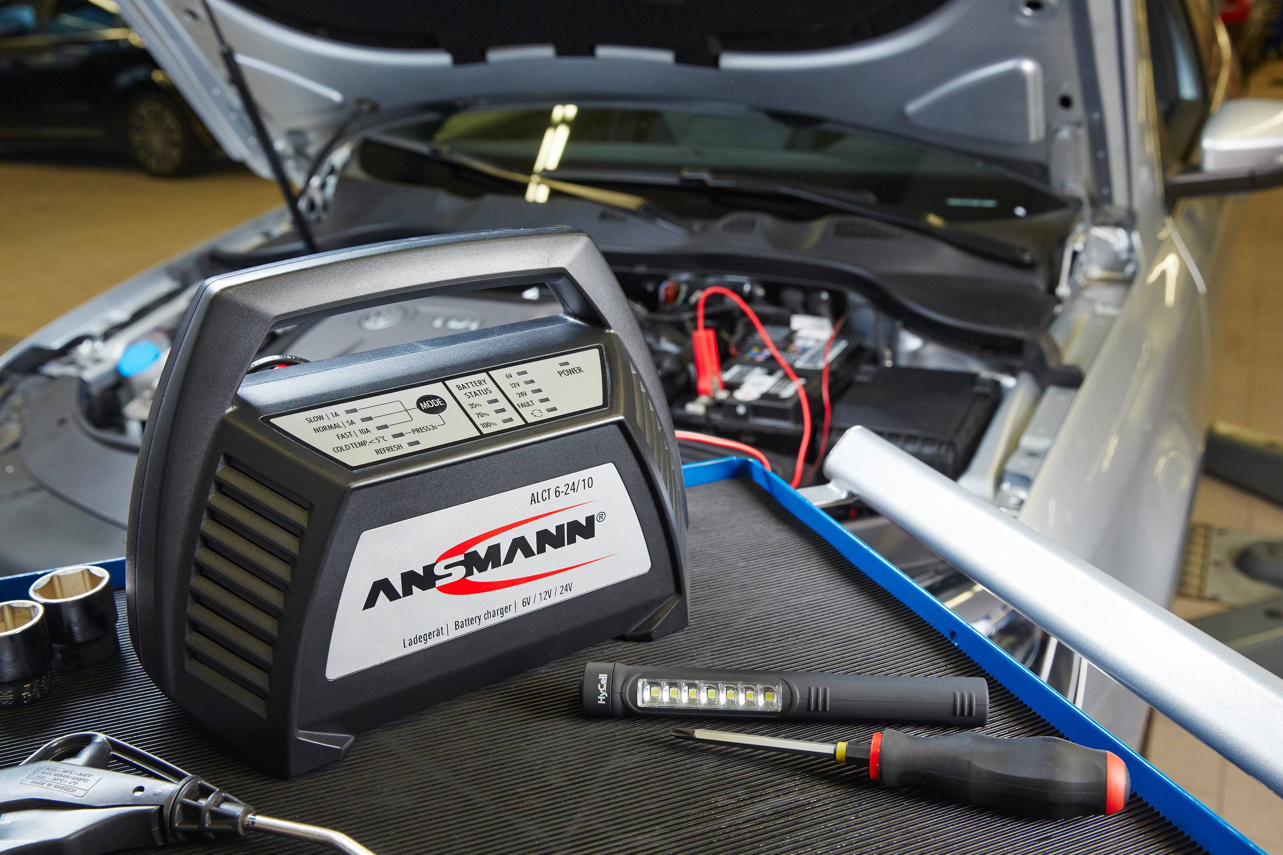 Ansmann ALCT 6-24/10 1001-0014-510 Werkstattladegerät 6 V, 12 V, 24 V 10 A-1