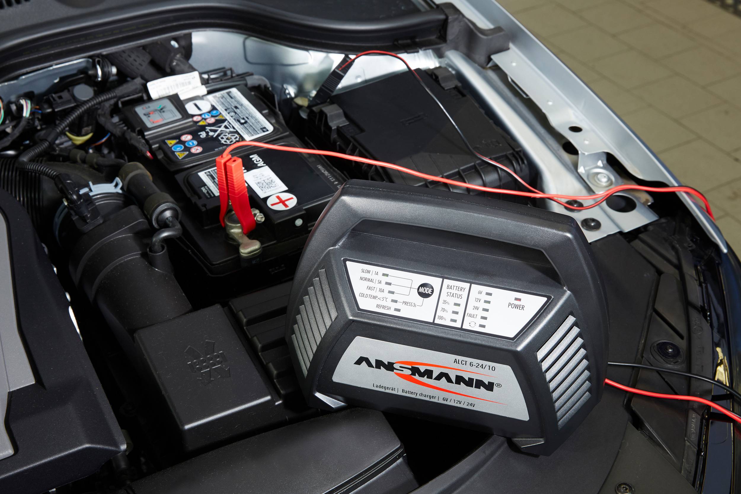 Ansmann ALCT 6-24/10 1001-0014-510 Werkstattladegerät 6 V, 12 V, 24 V 10 A-2