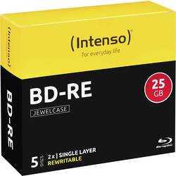Image of Intenso 5201215 Blu-ray BD-RE Rohling 25 GB 5 St. Jewelcase Wiederbeschreibbar