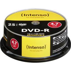Image of Intenso 4101154 DVD-R Rohling 4.7 GB 25 St. Spindel