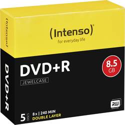 Image of Intenso 4311245 DVD+R DL Rohling 8.5 GB 5 St. Jewelcase