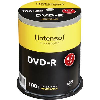 Intenso 4101156 DVD-R Rohling 4.7 GB 100 St. Spindel 