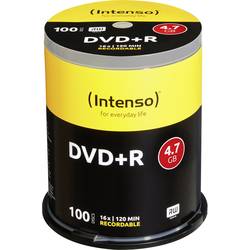 Image of Intenso 4111156 DVD+R Rohling 4.7 GB 100 St. Spindel