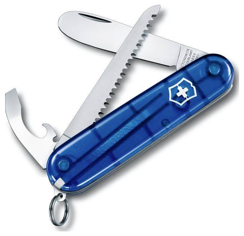 Victorinox 0.2373.T2 0.2373.T2 Schweizer Taschenmesser Anzahl Funktionen 9 Blau (transparent)-0