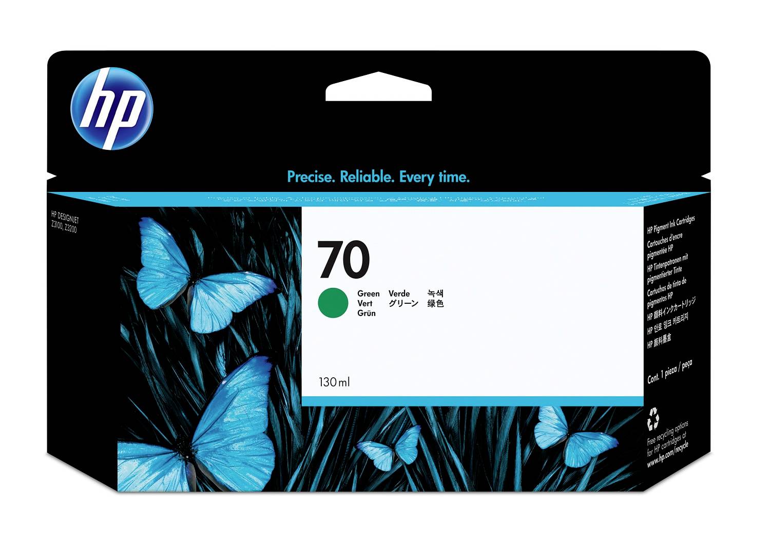 HP Druckerpatrone 70 Original Grün C9457A