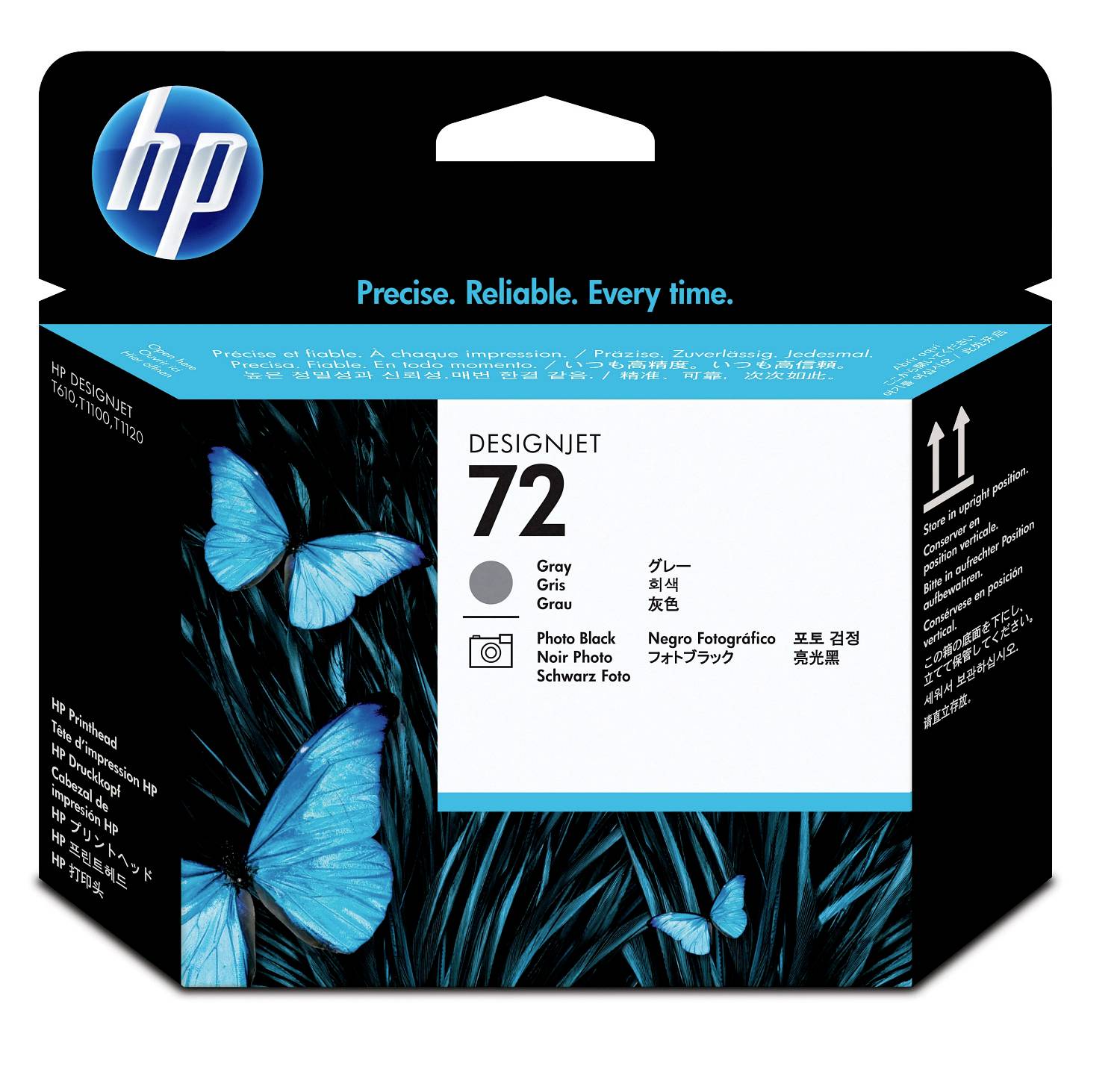 HP Druckkopf 72 Original Photo Schwarz, Grau C9380A