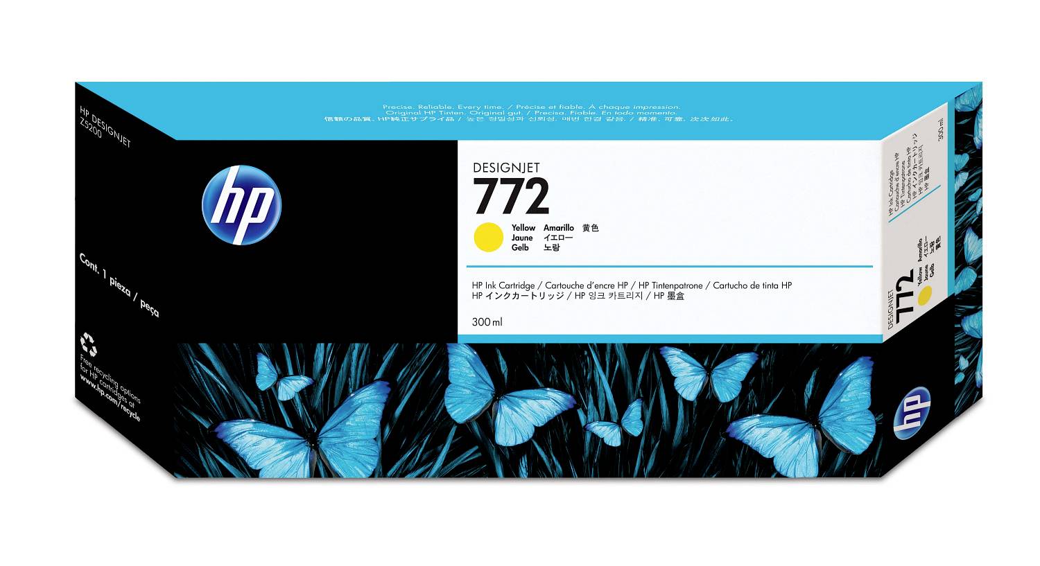 HP Druckerpatrone 772 Original Gelb CN630A