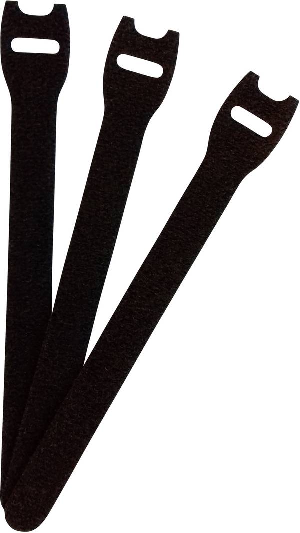 FASTECH® E1-1-330-B100  Klettkabelbinder zum Bündeln Haft- und Flauschteil (L x B) 150 mm x 13 mm Schwarz 1 St.