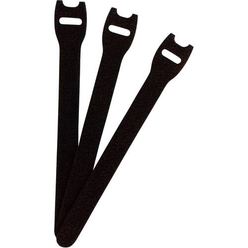 FASTECH® E1-1-330-B100 Klettkabelbinder zum Bündeln Haft- und Flauschteil (L x B) 150 mm x 13 mm Schwarz 1 St.