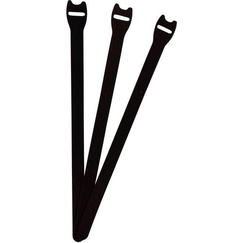 FASTECH® E1-4-330-B100 Klettkabelbinder zum Bündeln Haft- und Flauschteil (L x B) 304 mm x 16 mm Schwarz 1 St.