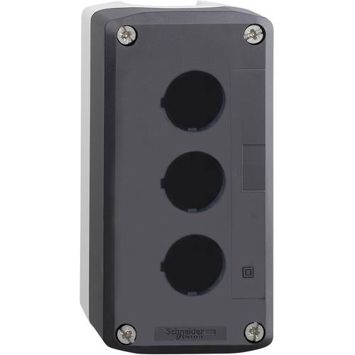 Thumbnail - Schneider Electric XALD03 XALD03 Leergehäuse 3 Einbaustellen (B x H x T) 136 x 68 x 53 mm unbeschriftet Dunkelgrau, Hell...