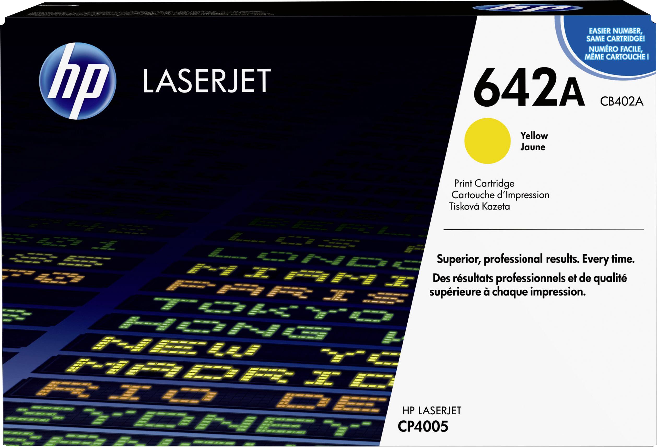HP 642A Gelb LaserJet Tonerpatrone (CB402A)