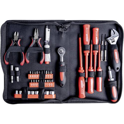 Brüder Mannesmann M29044 Werkzeugset Elektriker in Tasche 45teilig