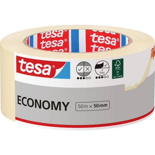 tesa UNIVERSAL 05288-00000-05 Kreppband Beige (L x B) 50 m x 50 mm 1 St.