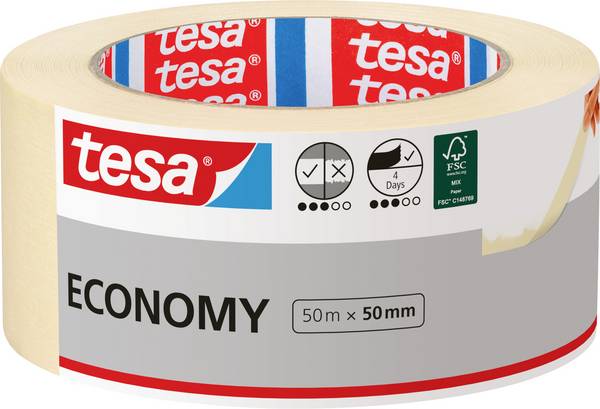 tesa UNIVERSAL 05288-00000-05 Kreppband  Beige (L x B) 50 m x 50 mm 1 St.