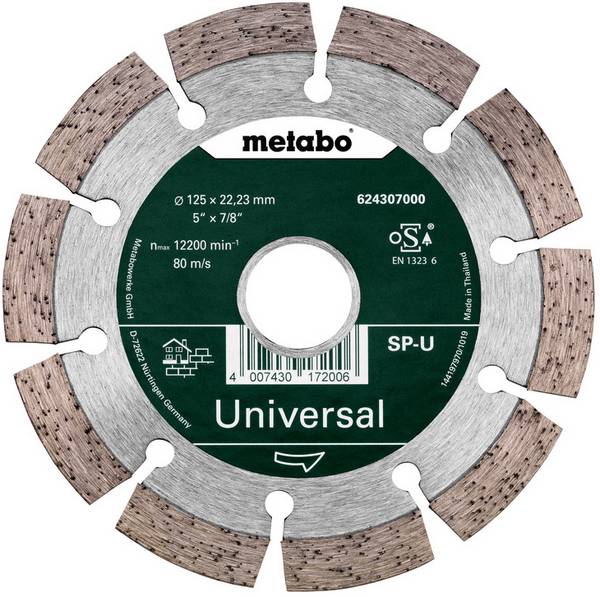 Metabo 624307000  Diamanttrennscheibe Durchmesser 125 mm   1 St.