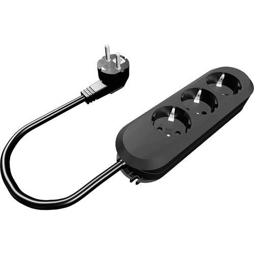 Thumbnail - Bachmann 387170 Steckdosenleiste 3fach Schwarz Schutzkontakt 1 St.