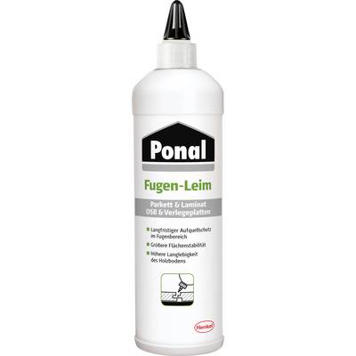 Ponal Fugen-Leim Flasche für Parkett und Laminat mit Eigenschaften: langfristiger Fugenschutz, höhere Stabilität und Haltbarkeitsverbesserung.