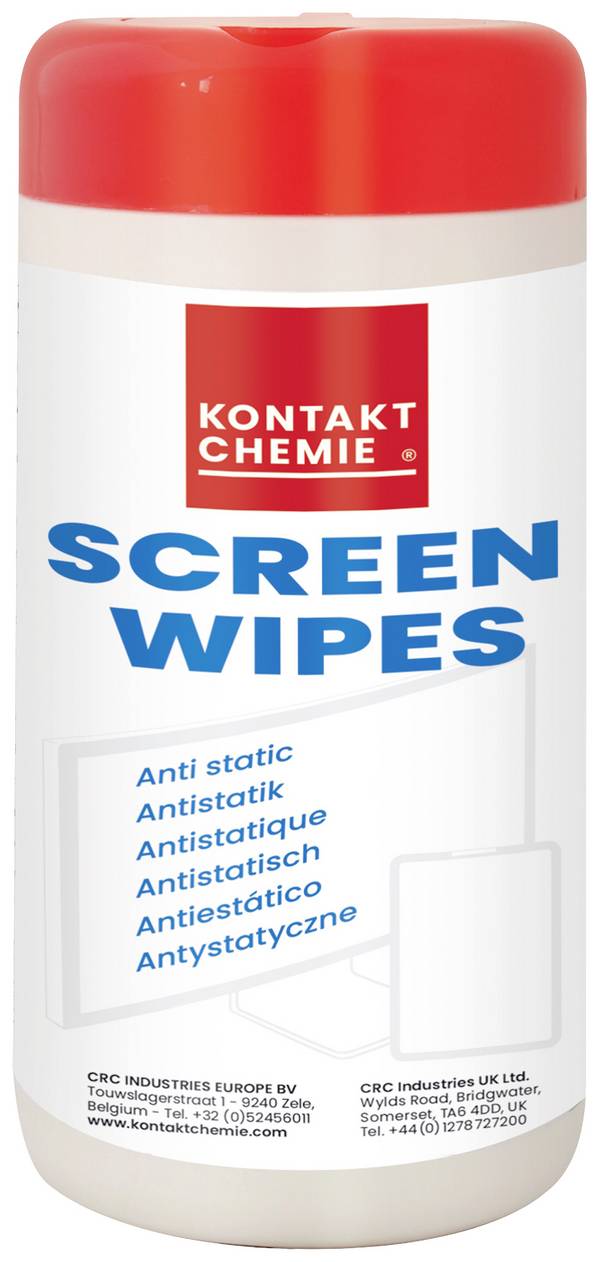 Kontakt Chemie  Bildschirmreinigungstücher   SCREEN WIPES 31980-AA 100 St.
