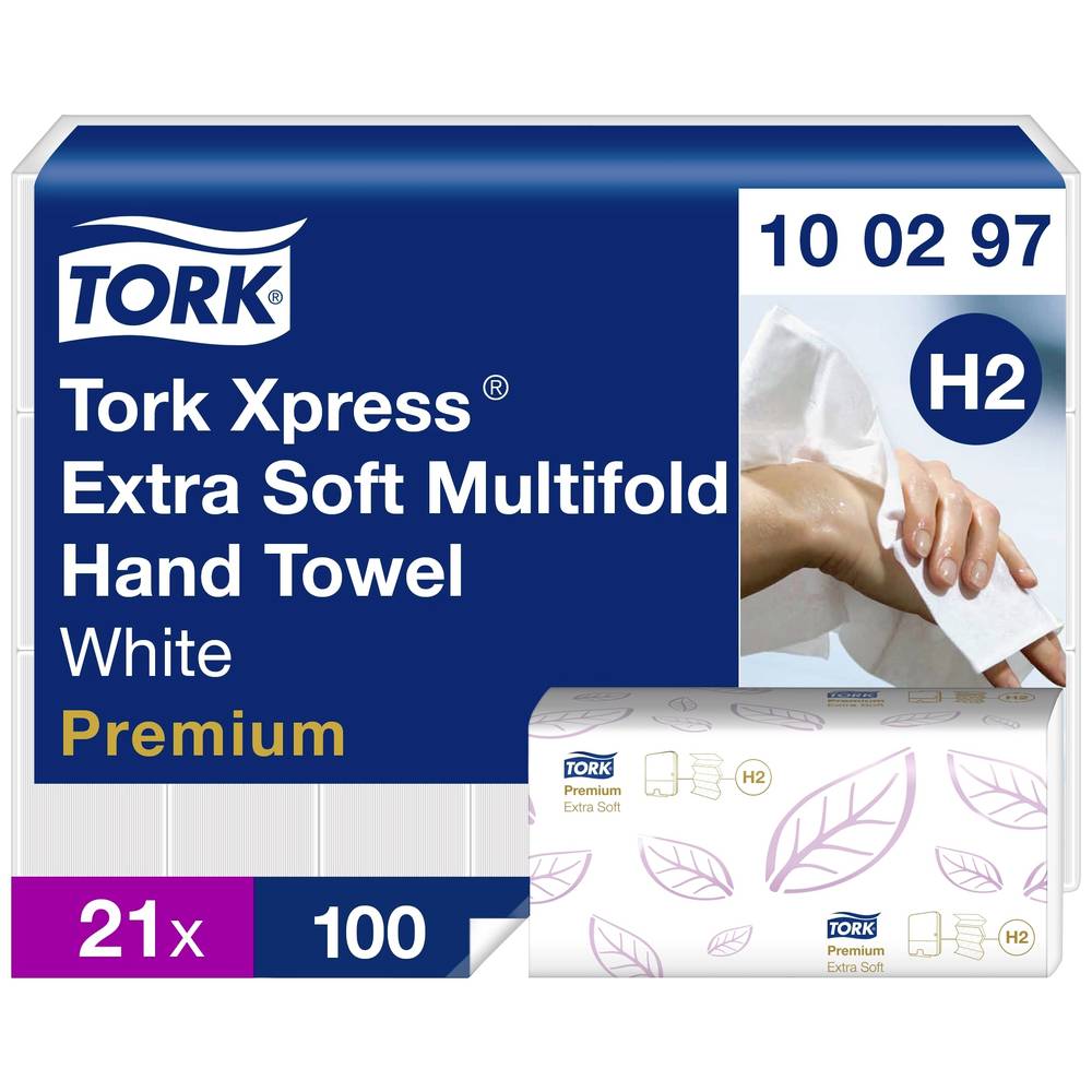 2100er Multipack TORK 100297 Xpress Multifold Premium Papierhandtcher (L x B)