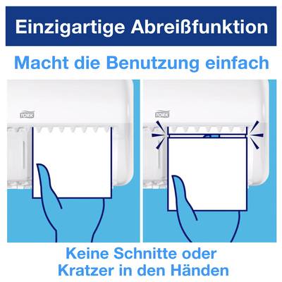 Toilettenpapierspender Elevation Compact Kleinrolle (T6-System) Kunststoff weiß-4