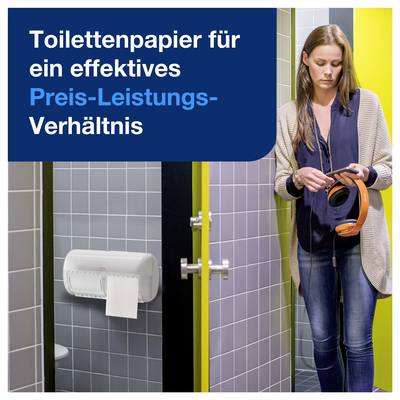 Toilettenpapierspender Elevation Compact Kleinrolle (T6-System) Kunststoff weiß-6