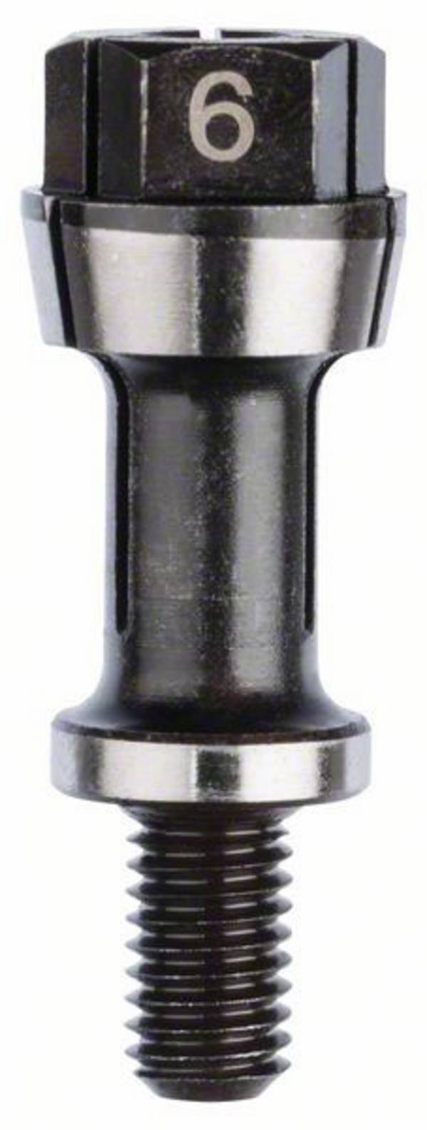 Spannzange mit Spannmutter, 6 mm, für Bosch-Geradschleifer, passend zu GGS 16 Bosch Accessories 1608570043 Durchmesser 6 mm