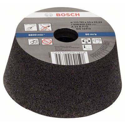 Bosch Accessories 1608600232 Schleiftopf, konisch-Metall/Guss 90 mm, 110 mm, 55 mm, 24 Bosch   1 St.