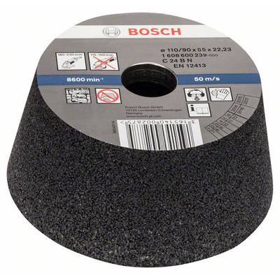 Bosch Accessories 1608600239 Schleiftopf, konisch-Stein/Beton 90 mm, 110 mm, 55 mm, 24 Bosch   1 St.