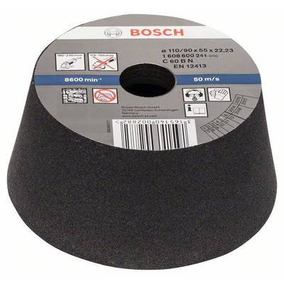 Bosch Accessories 1608600241 Schleiftopf, konisch-Stein/Beton 90 mm, 110 mm, 55 mm, 60 Bosch Power Tools   1 St.