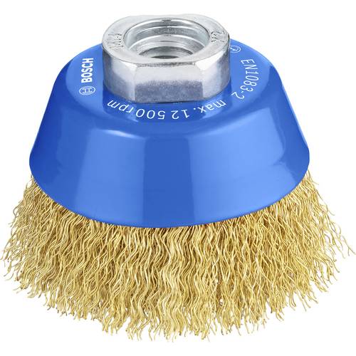 Bosch Accessories Bosch Accessories Topfbürste, Messing, gewellter Draht, 70 mm, 0,3 mm, 12500 U/ min, M 14 Bosch Power ...