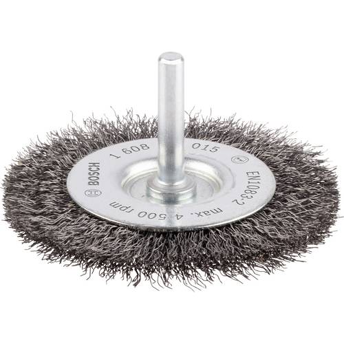 Bosch Accessories Scheibenbürste, gewellt, 75 mm, 0,2 mm, 10 mm, 4500 U/min Bosch Power Tools Schaft-Ø 6 mm 1608622015 1...