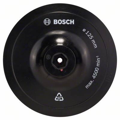 Bosch Accessories 1609200154 Klettverschlussteller, 125 mm, 8 mm 