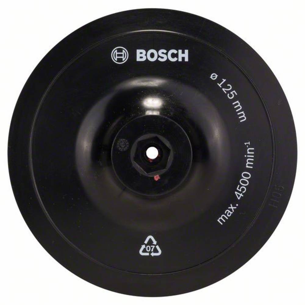 Bosch 1609200154 Steunschijf met klithechtsysteem 125 mm, 8 mm