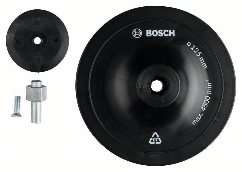 BOSCH 1609200240 Stützteller 125 mm, 8 mm Durchmesser 125 mm (1609200240)