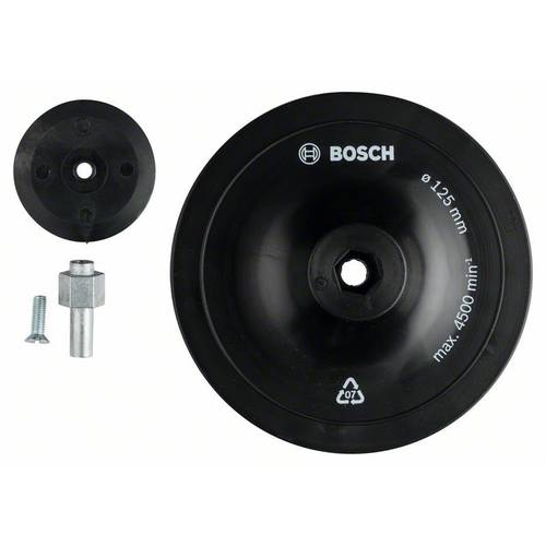 Bosch Accessories 1609200240 Stützteller, 125 mm, 8 mm Durchmesser 125 mm