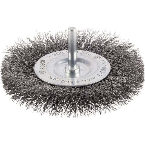 Bosch Accessories Scheibenbürste, gewellt, 100 mm, 0,2 mm, 10 mm, 4500 U/min Bosch Power Tools Schaft-Ø 6 mm 1609200274 ...