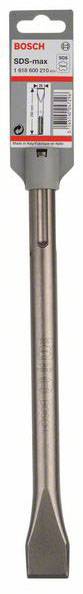 Bosch SDS Chisel, Flachmeißel in grauer und roter Verpackung, geeignet für Betonarbeiten, Länge 250 mm, ummantelter Griff.