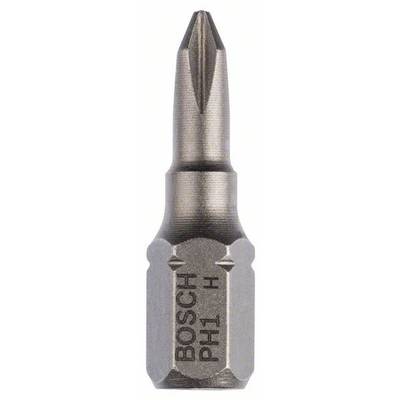 Bosch Accessories  2607001509 Kreuzschlitz-Bit PH 1  extra hart C 6.3 10 St.