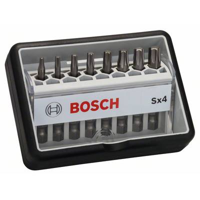Bosch Accessories Robust Line 2607002559 Bit-Set 8teilig Innen-Sechsrund (TX) 